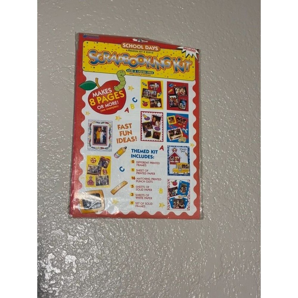 RARE Memories Forever Scrapbooking Kit - 'School Days' Kit # 25912 - 1997 NIP